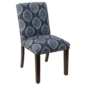 Hendrix Dining Chair Damask Blue - Cloth & Co