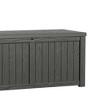 MAYEERTY 120 Gallon Large Capacity Outdoor Deck Box for Patio Furniture Cushions, Pillow with Wheels, Black - 4 of 4