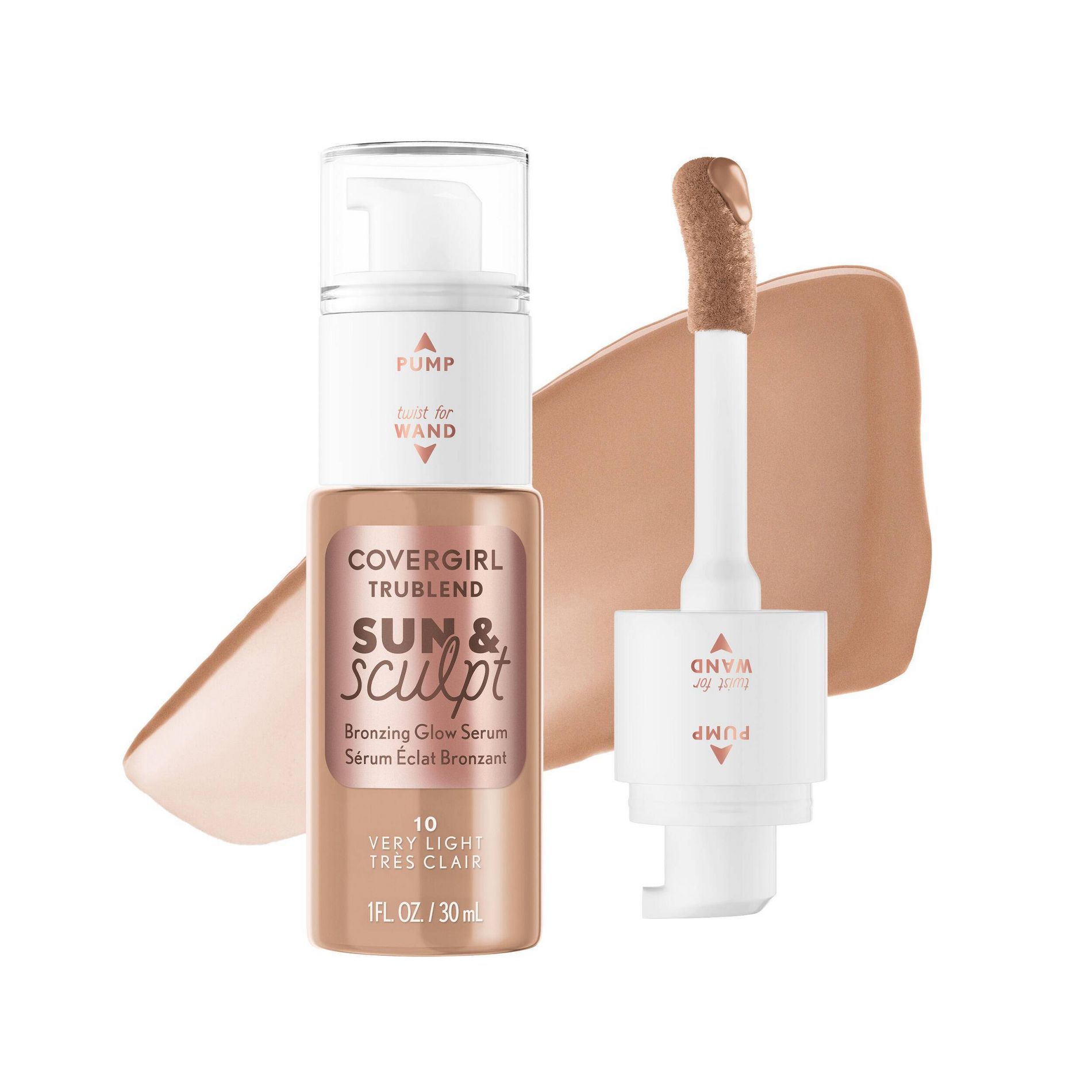 COVERGIRL TruBlend Sun & Sculpt Bronzing Glow Serum - 1 fl oz