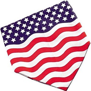 Top Performance 4th of July Stars and Stripes Bandana - 1 of 2