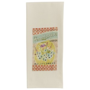 Park Designs Farmhouse Seed Wildflowers Dishtowel Set of 2 - 1 of 3