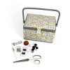 Dritz Small Sewing Basket Filled With Embroidery Supplies : Target