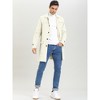 Lars Amadeus Men's Lightweight Solid Color Single Breasted Overcoat - 2 of 4