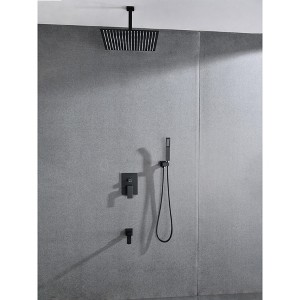 PAGED Shower Head with Handheld Ceiling Mounted Shower Heads with Shower Head for Bathroom - 1 of 4