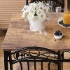 Dining Table Set of 4, Retro Industrial Dining Table & Chairs, Kitchen Table and Chairs, 5 Pieces Dining Room Table Set, for Dining Room, Brown - 4 of 4