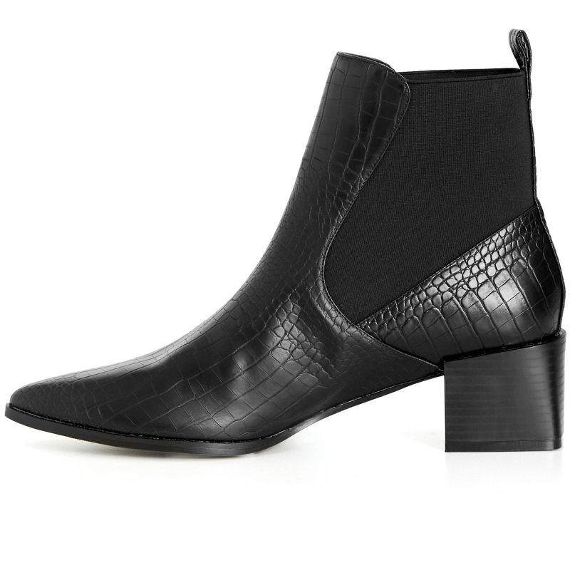 Women's Wide Fit Eden Ankle Boot - Black | CITY CHIC, 4 of 9