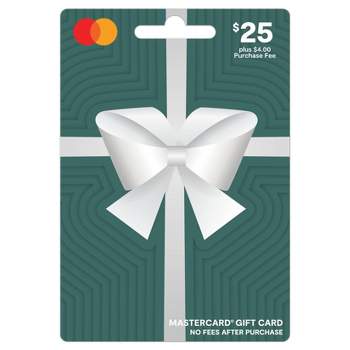 Mastercard Gift Card - $25 + $4 Fee