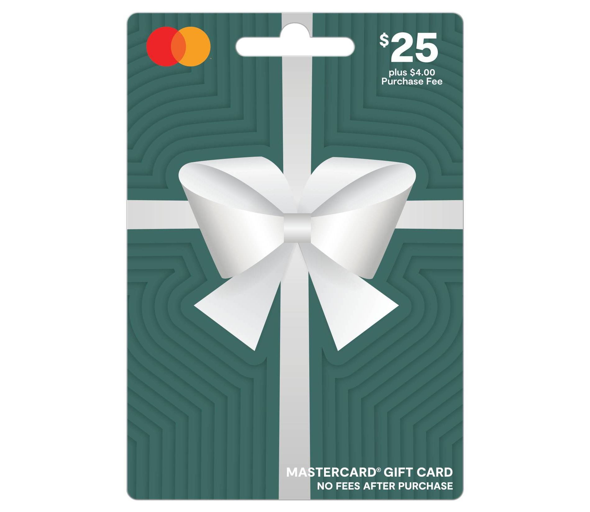 Mastercard Gift Card - $25 + $4 Fee