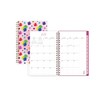 Blue Sky Travel Write Draw Wirebound Weekly/Monthly Planner 5"x8" Clear Cover Pom Pink - 4 of 4
