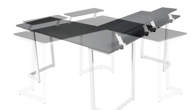 Warrior L Shaped Gaming Desk - Techni Sport, 2 of 15, play video