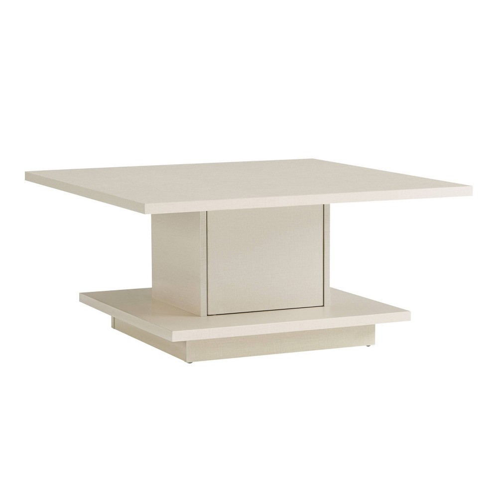 Photos - Coffee Table 24/7 Shop At Home Traci 31" Square : Modern Design, Pedestal B