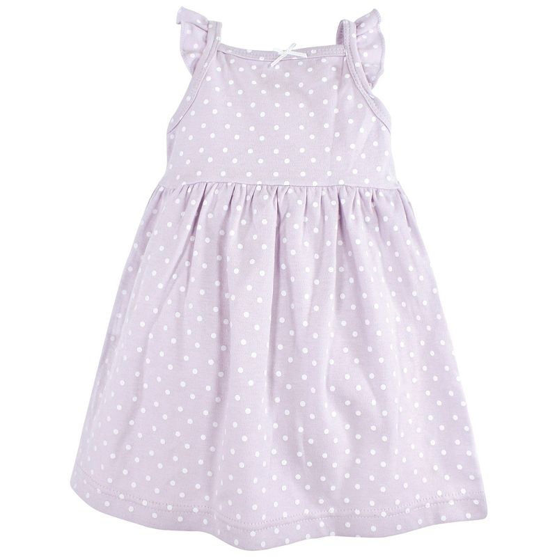 Hudson Baby Infant Girl Cotton Dresses, Tea Party, 4 of 5