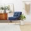 eLuxury Upholstered Tufted Accent Chair - 2 of 4