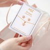 Pavilion Gift Company - Happy Floral Burst - Topaz Zircon - 16.5"-18.5" Inspirational 18K Gold Plated Gift Set - Necklaces - 4 of 4