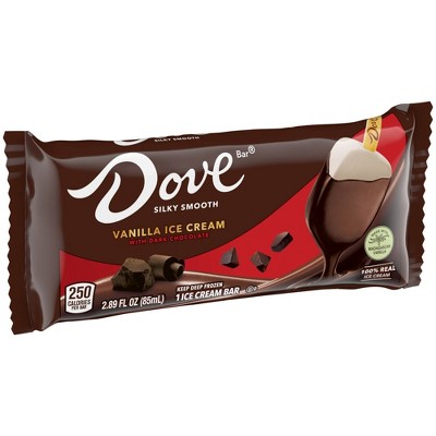 Dove Chocolate Vanilla Dark Chocolate Frozen Dessert Bar - 2.89oz
