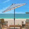 UV Resistant Iris Fashion Line 9Ft Auto Tilt Umbrella - PAT8004 - Safavieh - 2 of 3