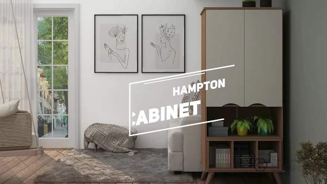 26.77" Hampton Display Cabinet - Manhattan Comfort, 2 of 12, play video