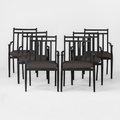 target black dining chairs