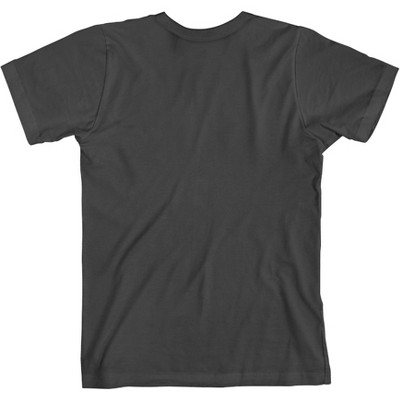 AC/DC Back In Black Gray Leopard Print Logo Crew Neck Short Sleeve Girl's Black T-shirt-Large — фото 3