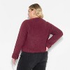 Women's Ribbed Crewneck Cardigan - Wild Fable™ - 3 of 3