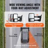 VEVOR Towing Mirrors, Left & Right Pair Set for 2008-2016 Ford F250 F350 F450 F550, Power Heated with Signal Light, Plane & Convex Glass,  Black - 4 of 4