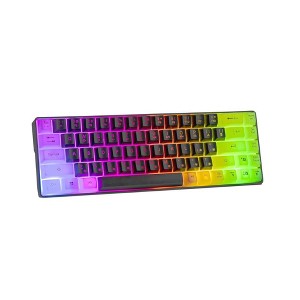 Evo Bytes 68-Key Rainbow Light Backlit Gaming Keyboard - 1 of 4