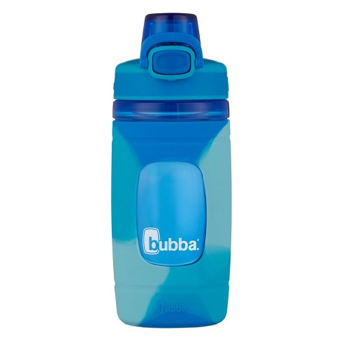 Bubba Kid's 16 oz. Flo Refresh Plastic Water Bottle with Silicone Sleeve Tutti Fruity/Berry Blue/Crystal Ice