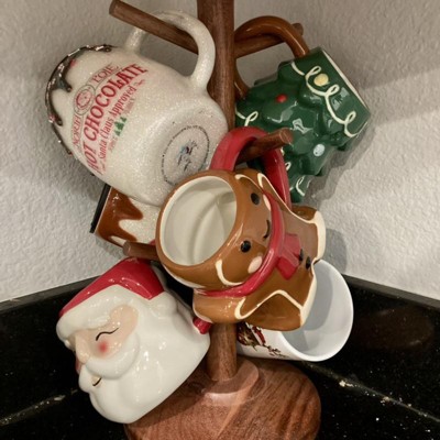 20oz Christmas Earthenware Figural Santa Mug - Wondershop™