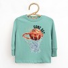 The Juniper Shop Basketball Game Day Hoop Toddler Long Sleeve Tee - 2 of 4