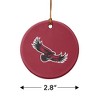 Saint Josephs University Primary Logo Porcelain Holiday Christmas Tree Ornament  2.8" (7.1 cm) - 3 of 4