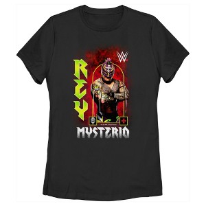 Women's WWE Rey Mysterio Poster T-Shirt - 1 of 4