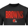 Nfl Cleveland Browns Black Long Sleeve Core Big & Tall T-shirt : Target