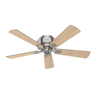 Brushed Nickel 52" Crestfield Ceiling Fan with LED Light and Reversible Blades