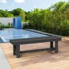 Hyleory HDPE Outdoor Patio Dining Bench - Durable & Weather Resistant Simple Stool - 2 of 4