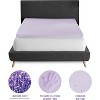 Vipbear 3 Inch Lavender Memory Foam Mattress Topper, Bed Topper for Back Pain Relief High-Density Memory Foam Mattress Pad-Queen/King/Full/Twin Size - 3 of 4