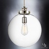 Urban Ambiance Luxury Vintage Pendant,  15"H x 12"W,  Polished Nickel Finish, UHP2644 - 3 of 4