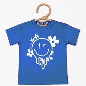 The Juniper Shop SmileyWorld Melting Outline Toddler Short Sleeve Tee - 1 of 4