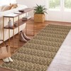 Machine Washable Rug Non Slip Non Shedding Area Rug Modern Print Braided Low Pile Foldable Indoor Carpet for Living Room Bedroom - 2 of 4