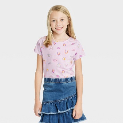 Rainbow Heart Graphic T-Shirt & Shorts Set Details about   Ideology Toddler Girls 2-Pc 