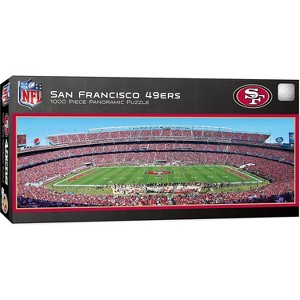 MasterPieces Inc San Francisco 49ers Stadium NFL 1000 Piece Panoramic Jigsaw Puzzle - 1 of 3