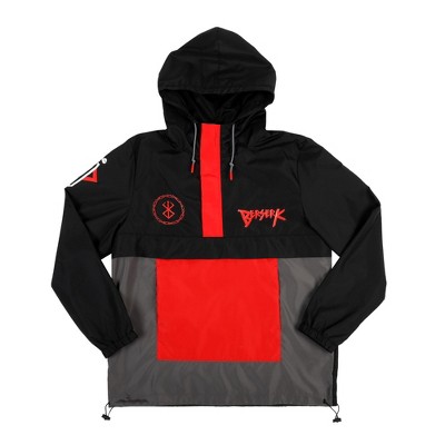 Variedad aspecto Inducir Berserk Brand Of Sacrifice Long Sleeve Black And Red Men's Hooded Atsuko  Outerwear : Target