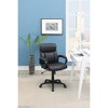 TiramisuBest Extra Padded Black Fabric Office Chair, Adjustable Height, 5 Wheels - 2 of 4
