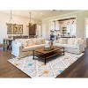 HomeStock Motif Printed Faux Rabbit Blinx Ivory Tan 8x10, Hand Tufted, Transitional - 2 of 4