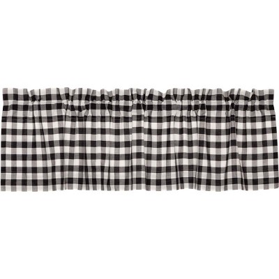 Annie Buffalo Black Check Valance 16x60 VHC Brands