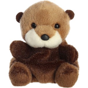 Aurora® Palm Pals™ Selena Sea Otter™ 5 Inch Stuffed Animal Toy #1-080 Aquatic - 1 of 3