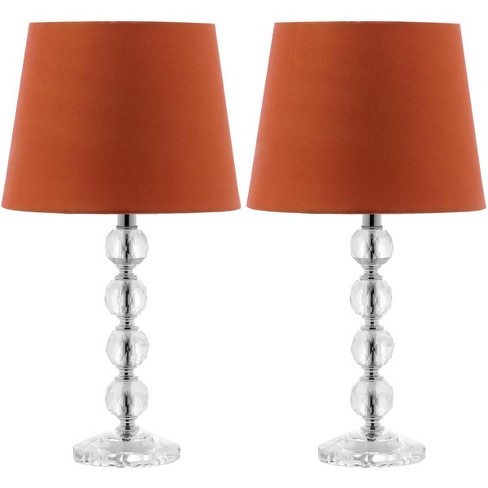 Nola Stacked Crystal Ball Lamp (set Of 2) - Clear - Safavieh : Target