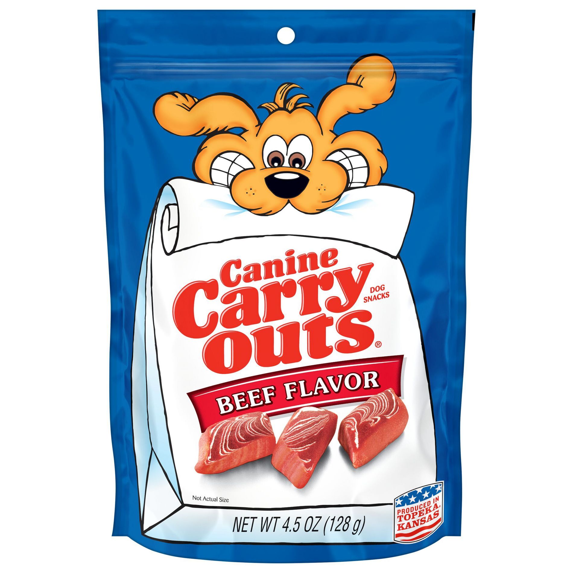 Canine Carry Outs Beef Dry Chewy Dog Treats