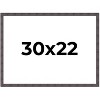 PosterPalooza | Slim Profile Brown Picture Frame - UV Acrylic, Backing Board, Hanging Hardware Included - 2 of 4