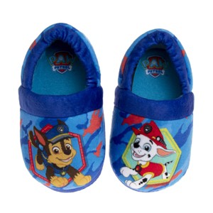 Nickelodeon PAW Patrol Boys Slippers - Plush Non-Slip Comfy Fluffy Lightweight Warm Comfort Soft Aline Indoor House Slippers (Toddler/Little Kid) - 1 of 4