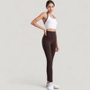 Anna-Kaci Active Women's Scoop Neck Racerback Sports Bra with Contrast Trim - 2 of 4